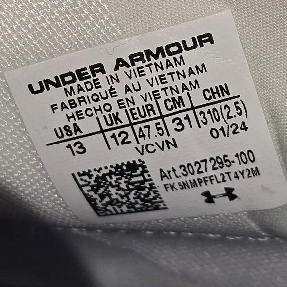 NEW Under Armour Men's Spotlight Clone 4 MC TX Football Cleats Size 13‎ - Picture 5 of 7